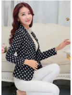 พรีออเดอร์ เสื้อสูท ลายจุด ทำงาน แขนยาว มี 2 สี ดำ  ขาว พรีออเดอร์ เสื้อสูท ลายจุด ทำงาน แขนยาว มี 2 สี ดำ  ขาว