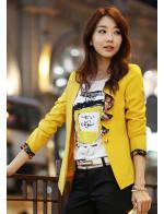 พรีออเดอร์ เสื้อสูท แขนยาว แต่งระบายลายดอกไม้ มีสี เหลือง ดำ ชมพู ฟ้า พรีออเดอร์ เสื้อสูท แขนยาว แต่งระบายลายดอกไม้ มีสี เหลือง ดำ ชมพู ฟ้า