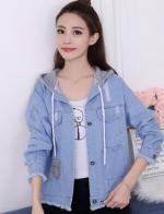 พรีออเดอร์ เสื้อคลุมยีนส์แขนยาว แต่งหมวกหลัง สุดเก๋ หมวกเป็นผ้าคอตตอนเนื้อนิ่ม สี น้ำตาล  ขาว  ยีนส์อ่อน  พรีออเดอร์ เสื้อคลุมยีนส์แขนยาว แต่งหมวกหลัง สุดเก๋ หมวกเป็นผ้าคอตตอนเนื้อนิ่ม สี น้ำตาล  ขาว  ยีนส์อ่อน