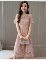 พรีออเดอร์ เดรสสั้น เดรสลูกไม้ราตรี ใส่ออกงานได้ หรือจะใส่ทำงานได้ สีนู้ด ชมพู พรีออเดอร์ เดรสสั้น เดรสลูกไม้ราตรี ใส่ออกงานได้ หรือจะใส่ทำงานได้ สีนู้ด ชมพู