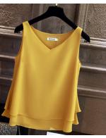 พรีออเดอร์ เสื้อแฟชั่นสวย ๆ คอวี ผ้าชีฟองสบาย ชีฟองแขนกุด แต่งซับด้านใน สีพื้น สีสด มีดำ ม่วง เหลือง ชมพู ขาว แดง ฟ้า เทา เขียวเข้ม เขียวอ่อน โอรส พรีออเดอร์ เสื้อแฟชั่นสวย ๆ คอวี ผ้าชีฟองสบาย ชีฟองแขนกุด แต่งซับด้านใน สีพื้น สีสด มีดำ ม่วง เหลือง ชมพู ขาว แดง ฟ้า เทา เขียวเข้ม เขียวอ่อน โอรส