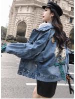 พรีออเดอร์ เสื้อคลุมยีนส์ ตัวยาว สียีนส์  พรีออเดอร์ เสื้อคลุมยีนส์ ตัวยาว สียีนส์
