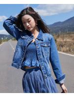 พรีออเดอร์ เสื้อคลุมยีนส์แฟชั่นสวย ๆ สไตลเกาหลี แขนยาว สียีนส์เข้ม พรีออเดอร์ เสื้อคลุมยีนส์แฟชั่นสวย ๆ สไตลเกาหลี แขนยาว สียีนส์เข้ม