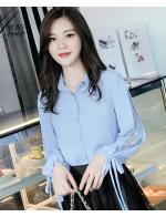 พรีออเดอร์ เสื้อเชิ้ต คอปก แขนยาว  จั๊มแขน แต่งสลับลูกไม้ งานดีมาก ใส่ทำงานได้สี ส้ม และชมพู พรีออเดอร์ เสื้อเชิ้ต คอปก แขนยาว  จั๊มแขน แต่งสลับลูกไม้ งานดีมาก ใส่ทำงานได้สี ส้ม และชมพู