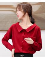 พรีออเดอร์ เสื้อเชิ้ต คอปก แขนยาว กระดุมหน้า ใส่ทำงานหรือเที่ยวได้สีแดงสด และขาว พรีออเดอร์ เสื้อเชิ้ต คอปก แขนยาว กระดุมหน้า ใส่ทำงานหรือเที่ยวได้สีแดงสด และขาว