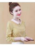 พรีออเดอร์ เสื้อเชิ้ต คอปก แขนยาว แต่งกระดุมหลังสุดเก๋ คอตตอน สี เหลือง ดำ แดง พรีออเดอร์ เสื้อเชิ้ต คอปก แขนยาว แต่งกระดุมหลังสุดเก๋ คอตตอน สี เหลือง ดำ แดง