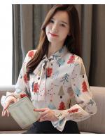 พรีออเดอร์ เสื้อเชิ้ต คอปก แขนยาว  จั๊มแขน แต่งสลับลูกไม้ งานดีมาก ใส่ทำงานได้ ลายวินเทจ ผ้าชีฟอง สีขาวตามภาพ พรีออเดอร์ เสื้อเชิ้ต คอปก แขนยาว  จั๊มแขน แต่งสลับลูกไม้ งานดีมาก ใส่ทำงานได้ ลายวินเทจ ผ้าชีฟอง สีขาวตามภาพ
