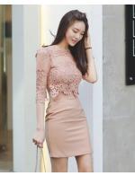 พรีออเดอร์ เดรสลูกไม้ เดรสสั้น เดรสราตรีใส่ออกงานได้ แต่งลูกไม้ ครั้งตัว สี โอรส แขนสามส่วน พรีออเดอร์ เดรสลูกไม้ เดรสสั้น เดรสราตรีใส่ออกงานได้ แต่งลูกไม้ ครั้งตัว สี โอรส แขนสามส่วน