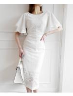 พรีออเดอร์ เดรสสั้น เดรสลูกไม้ ออกงาน ใส่ไปงานแต่งหรือใส่ทำบุญได้ สีขาว แต่งซับใน แขนสองชั้น แขนระฆัง สีขาว พรีออเดอร์ เดรสสั้น เดรสลูกไม้ ออกงาน ใส่ไปงานแต่งหรือใส่ทำบุญได้ สีขาว แต่งซับใน แขนสองชั้น แขนระฆัง สีขาว