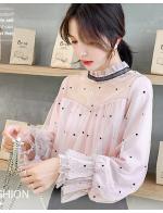 พรีออเดอร์ เสื้อแฟชั่น แขนยาว เสื้อออกงาน ราตรี ใส่ไปงานแต่ง เสื้อชีฟอง จั๊มแขน และคอ สี ชมพู ซีทรู พรีออเดอร์ เสื้อแฟชั่น แขนยาว เสื้อออกงาน ราตรี ใส่ไปงานแต่ง เสื้อชีฟอง จั๊มแขน และคอ สี ชมพู ซีทรู