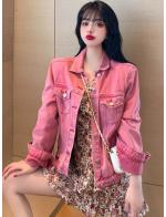 พรีออเดอร์ เสื้อแขนยาว เสื้อคอปก เสื้อคลุมแฟชั่น สี ชมพู พรีออเดอร์ เสื้อแขนยาว เสื้อคอปก เสื้อคลุมแฟชั่น สี ชมพู